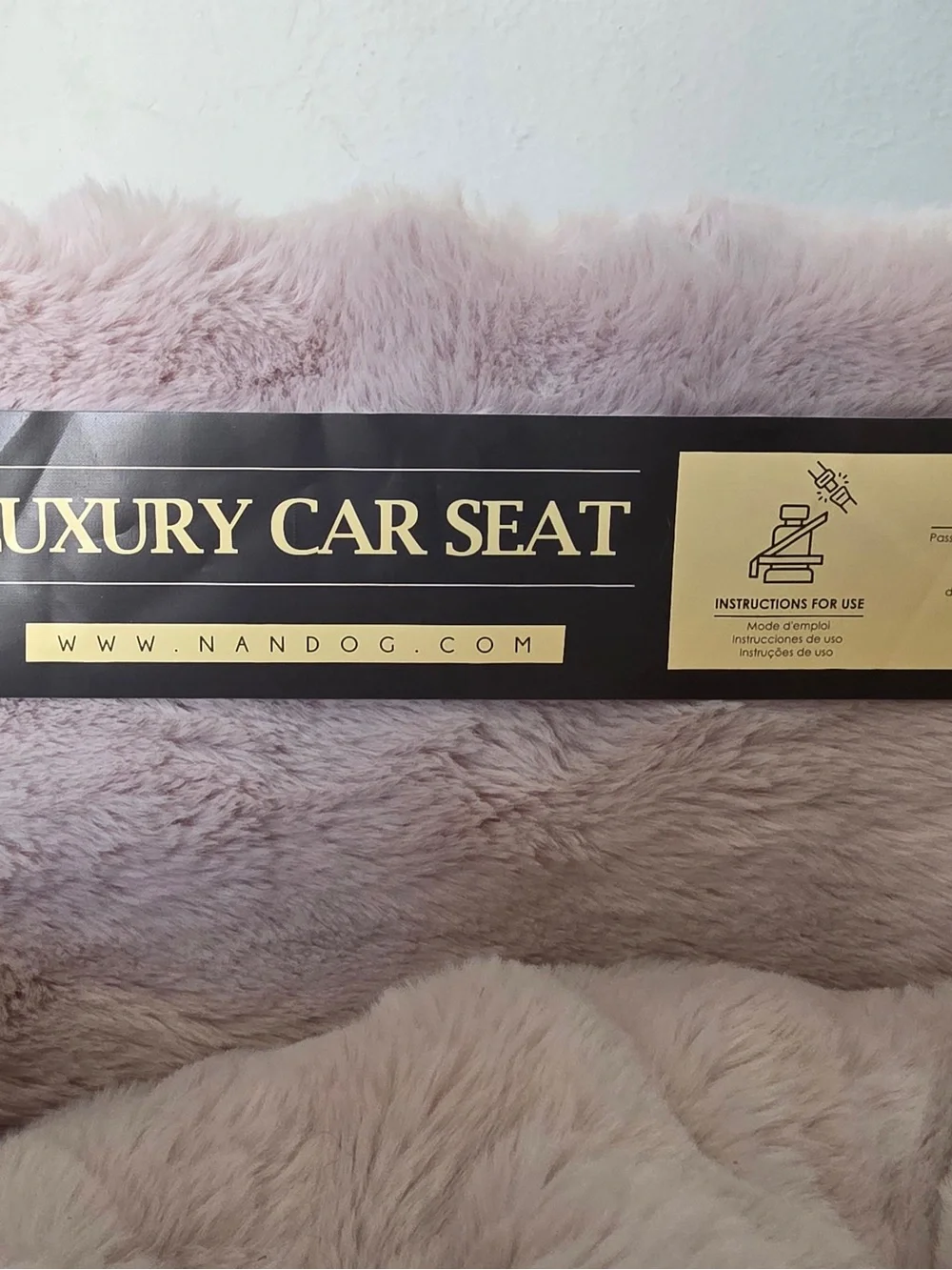 Nandog Pet Gear Small Cloud in Beige - Limited Edition, Dog Car Seat Bed, NWT